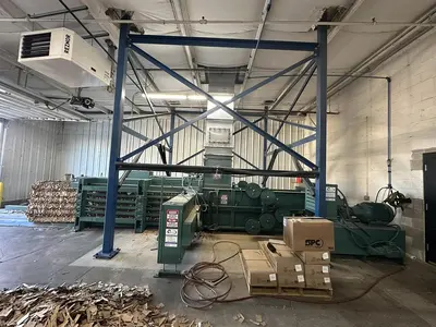 USED MAREN ENGINEERING 72OE-7-X-25R AUTO-TIE BALER