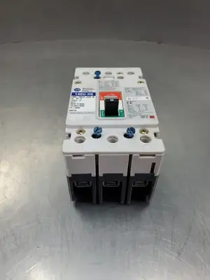 USED ALLEN BRADLEY 140U-H6C3-C25 SER B CIRCUIT BREAKER, 3P, 25A