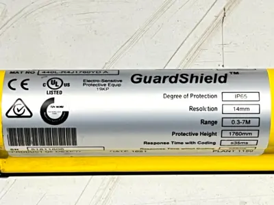 440L-R4J1760YD | Allen Bradley  Ser A Rev D GuardShield Safety Light Curtain - Used