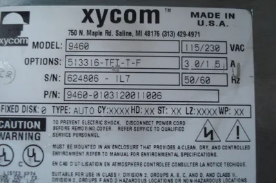 USED XYCOM 9460 TOUCH SCREEN