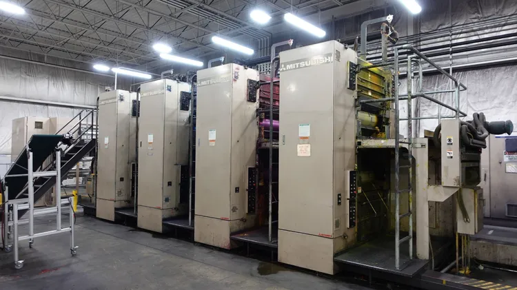 Used 1999 MITSUBISHI Diamond 32 Offset Presses Illinois US | Machinery Solutions Group, Inc. #868838