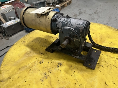 Baldor CEM3554 1760 RPM 1.5HP 230/460V Motor w/ Morse Gear Reduc
