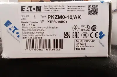 Used Eaton PKZMO-16/AK Circuit Breakers US | Infinity wholesale & Supply LLC #1305804