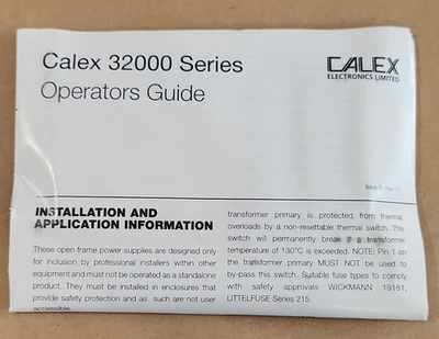 NEW Calex Electronics Limited 1301500035