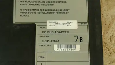 Cincinnati Milacron 3-531-4267A Input Output Bus Adapter USED. 3C