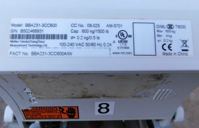 USED METTLER TOLEDO IND 231 IND 231