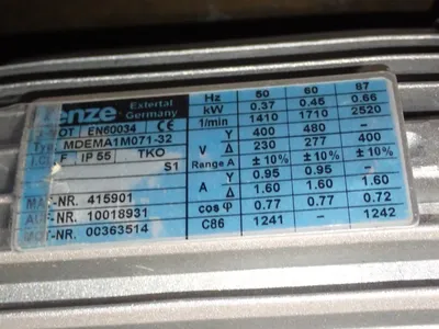 USED LENZE GKR042MVAR071C32
