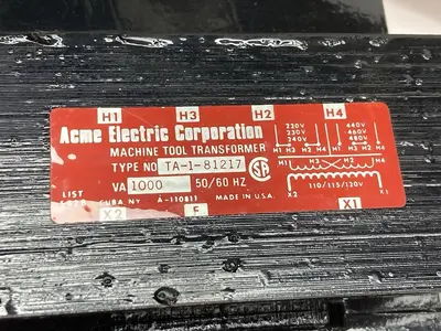 Used ACME ELECTRIC TA-1-81217 Miscellaneous Equipment (Electrical & Power) Ohio US | Surplus Asset Holdings #1399608
