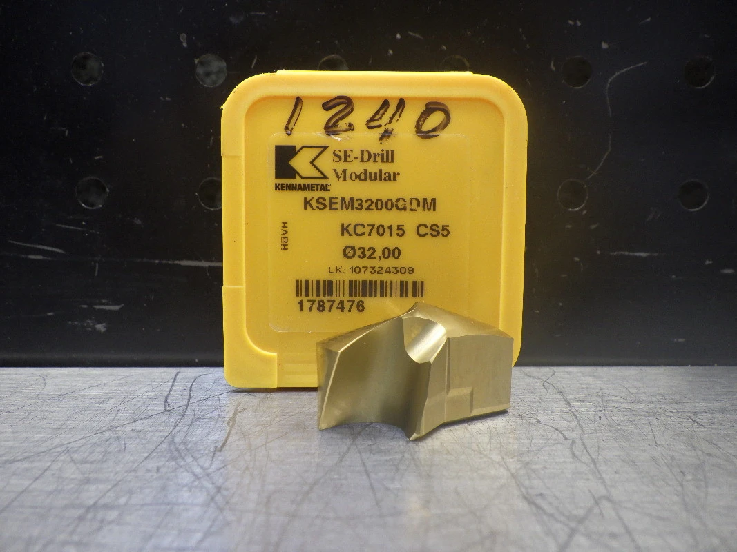 Kennametal Carbide 32mm Drill Insert KSEM3200GDM KC7015 (LOC1279B)