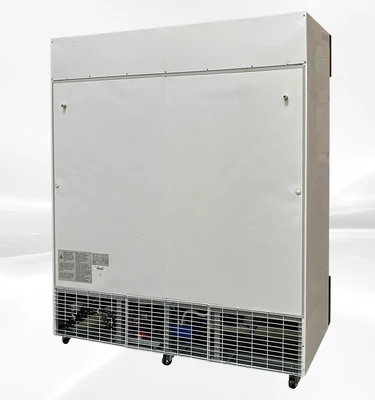 171-0224 74" 3 Glass Door Self Contained Cooler