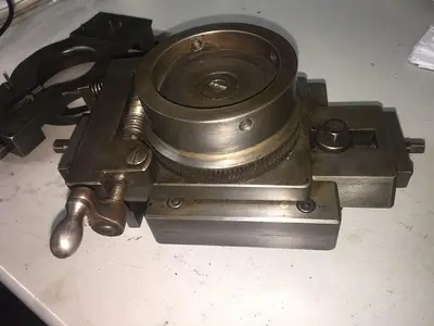 2841-385 Antique MJ Brohen Brocading Ellipse Precision 360 Chuck/Vise & Oval Attachment