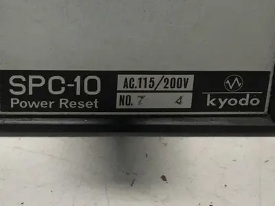 USED KYODO SPC-10