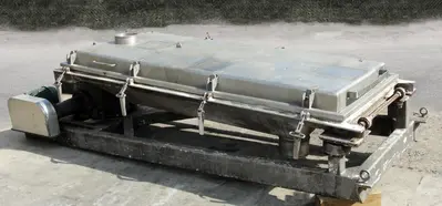 SPC8053  Screener and Sifter 24 sq.ft. Rotex rectangular shaker screener, Stainless Steel Contact Parts