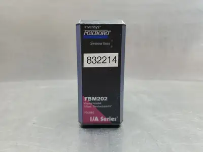 Used Foxboro FBM202 Channel Isolated 8-Input Thermocouple Module, P0926EQ PLC Input & Output South Carolina US | Palmetto Automation #1511044