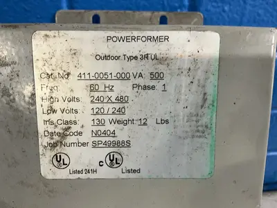 Used POWERFORMER 4110051000 Transformers Ohio US | HGR 24 #1455407
