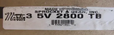 NEW MARTIN 35V2800TB SHEAVE