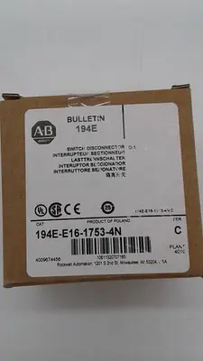 USED ALLEN-BRADLEY ALLEN BRADLEY 194E-E16-1753-4N