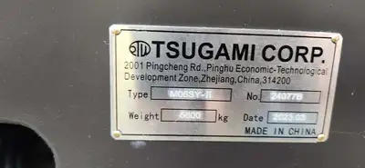 Used 2023 TSUGAMI M08SY 5-Axis or More CNC Lathes Illinois US | 520 Machinery Sales LLC #1322997