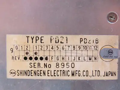 Mitsubishi Meldas PD21B CNC Slot Rack Power Supply Module Type PD21