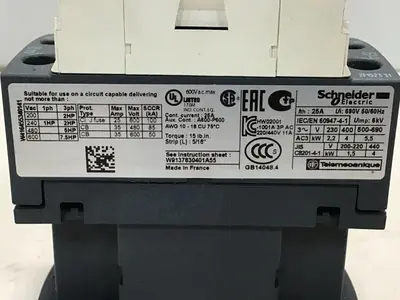 USED TELEMECANIQUE LC1D09