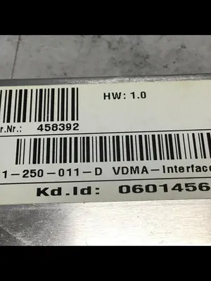 USED SIGMATEK VDMA-INTERFACE 01-250-011-D