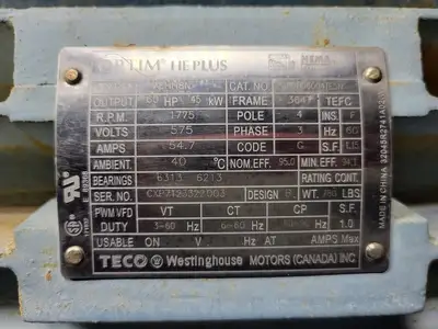 USED TECO-WESTINGHOUSE PDH06004TE5N