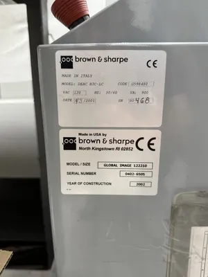 2002 BROWN & SHARPE GLOBAL IMAGE 12.22.10 Coordinate Measuring Machines | Machnet (9)