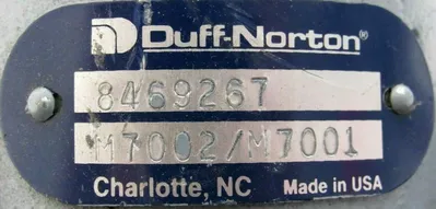 NEW DUFF NORTON M7002/M7001 ACTUATOR