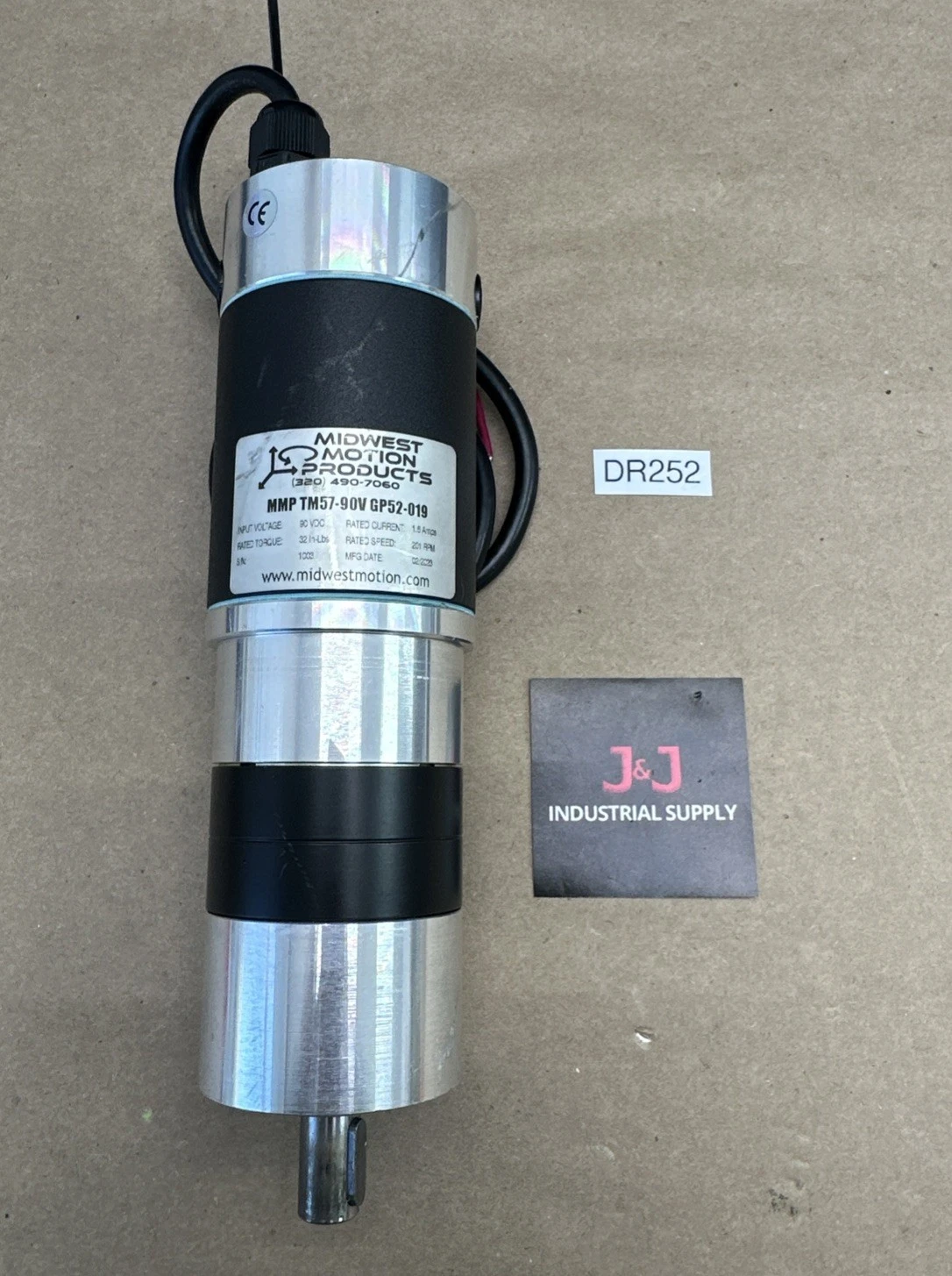 USED Midwest Motion Products MMP TM57-90V GP52-019