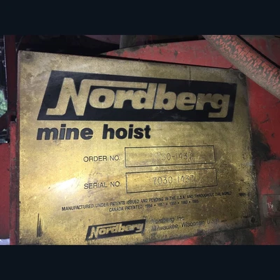 Nordberg Mine Hoist