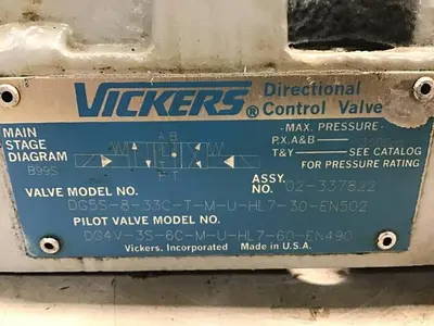 USED VICKERS DG4V-3S-6C-M-U-HL7-60-EN490