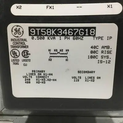 USED GENERAL ELECTRIC / GE 9T58K3467G18