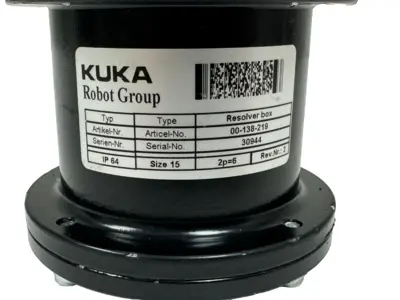 USED KUKA 00-138-219 RESOLVER BOX SIZE 15 2P=6 REV. NR: 2 00138219