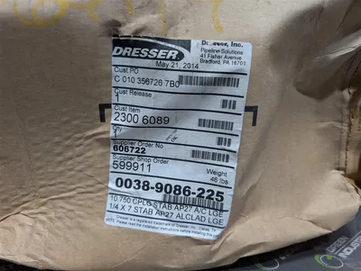 Dresser 0038-9086-225 Style 38 Steel Pipe Coupling 10.750" New NIB