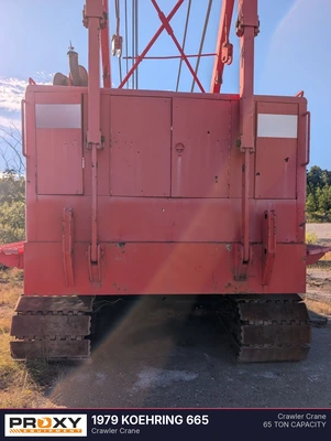 Used 1979 KOEHRING 665 Crawler Cranes Alabama US | Proxy Equipment #1567987