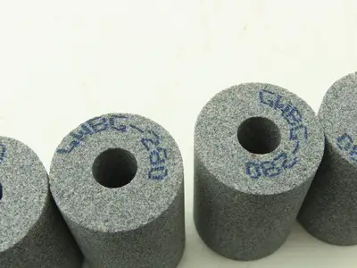 Norton 53A90-LVBE Alundum Grinding Wheel 1-1/8"x 1-11/16"W x 3/8"Arbor Lot of 20