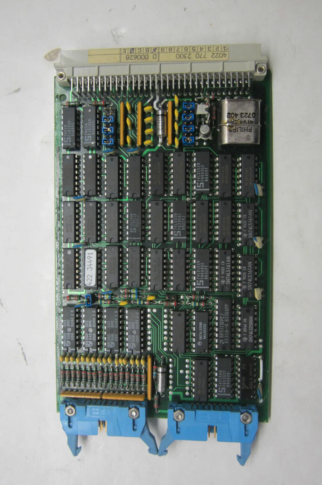 USED PHILLIPS BEKUM 4022-770-2300 TIMER CARD 40227702300