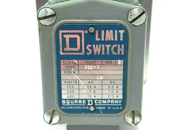 NEW SQUARE D 9007-TSC-1 LIMIT SWITCH SER.B 9007TSC1