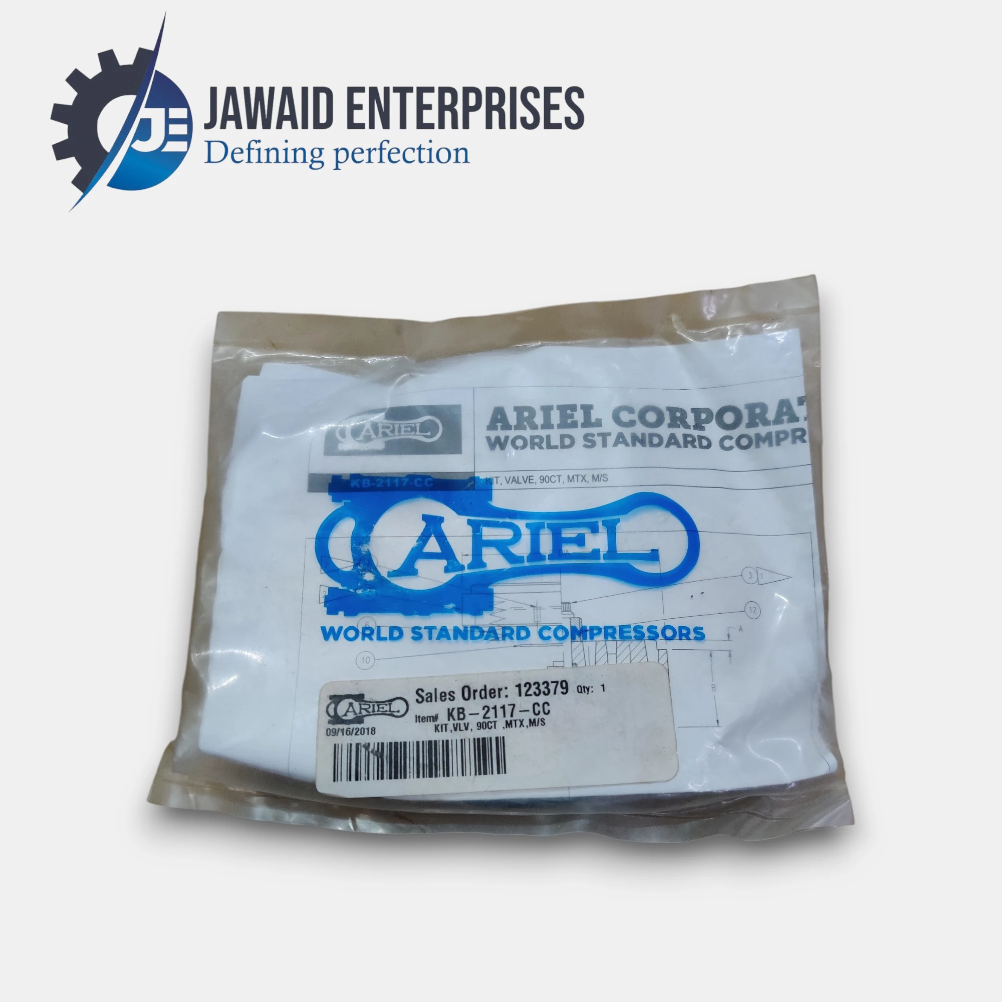 ARIEL Valve Kit Part # KB-2117-CC