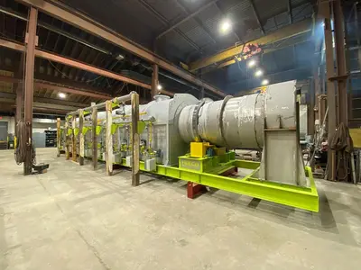 USED 2021 FEECO INTERNATIONAL INDIRECT ROTARY CALCINER SYSTEM