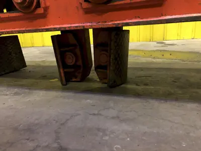 20,000 LB 10 TON BUSHMAN  MODEL #6107 DOUBLE RIM VERTICAL COIL LIFTING TONG SCISSOR TYPE COIL LIFT, NEW 2007: STOCK #15814