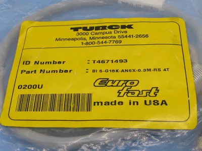 NEW TURCK T4671493 SENSOR BI5-G18K-AN6X-0.3M-RS 4T