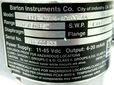 NEW ITT CONOFLOW FHGF-03V4-ADAYY-AA TRANSMITTER D1CS4U1JSC0C00N FHGF03V4ADAYYAA