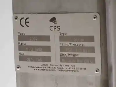 USED CARLISLE PROCESS SYSTEMS (CPS) SD