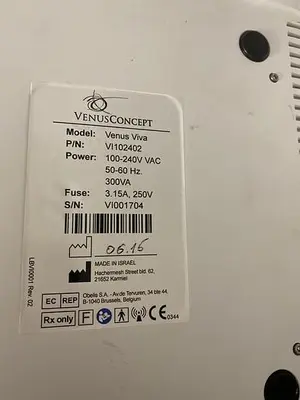 Used 2015 VENUS CONCEPTS VENUS VIVA RF FRACTIONAL SKIN RESURFACING & ELECTRO MAGNETIC FIELDS WRINKLE REDUCTION Medical Equipment - Other Minnesota US | Midwest Medical #1467840