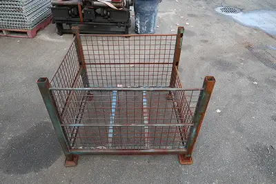 Steel Storage Cage 33" x 38.5" x 33"