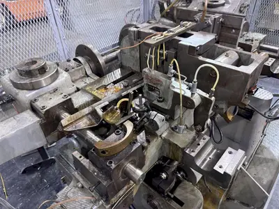 US BAIRD MODEL #RWI WIRE FORMING FOURSLIDE MACHINE: YOBRO #24437