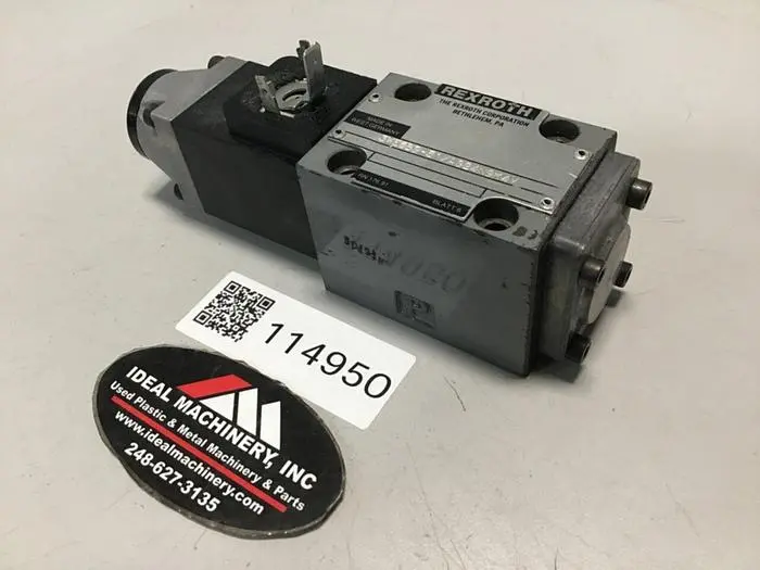 Used REXROTH 3WE6B951AG24N9K4V Valves/Fittings Michigan US | Ideal Machinery #599959