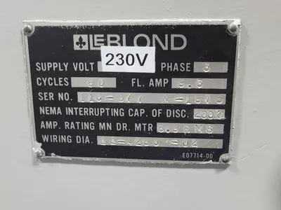 Used LEBLOND MAKINO REGAL 11C Engine Lathes Kentucky US | Aucto #1315595