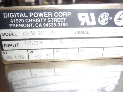 USED Delta Power Corp KD150-309